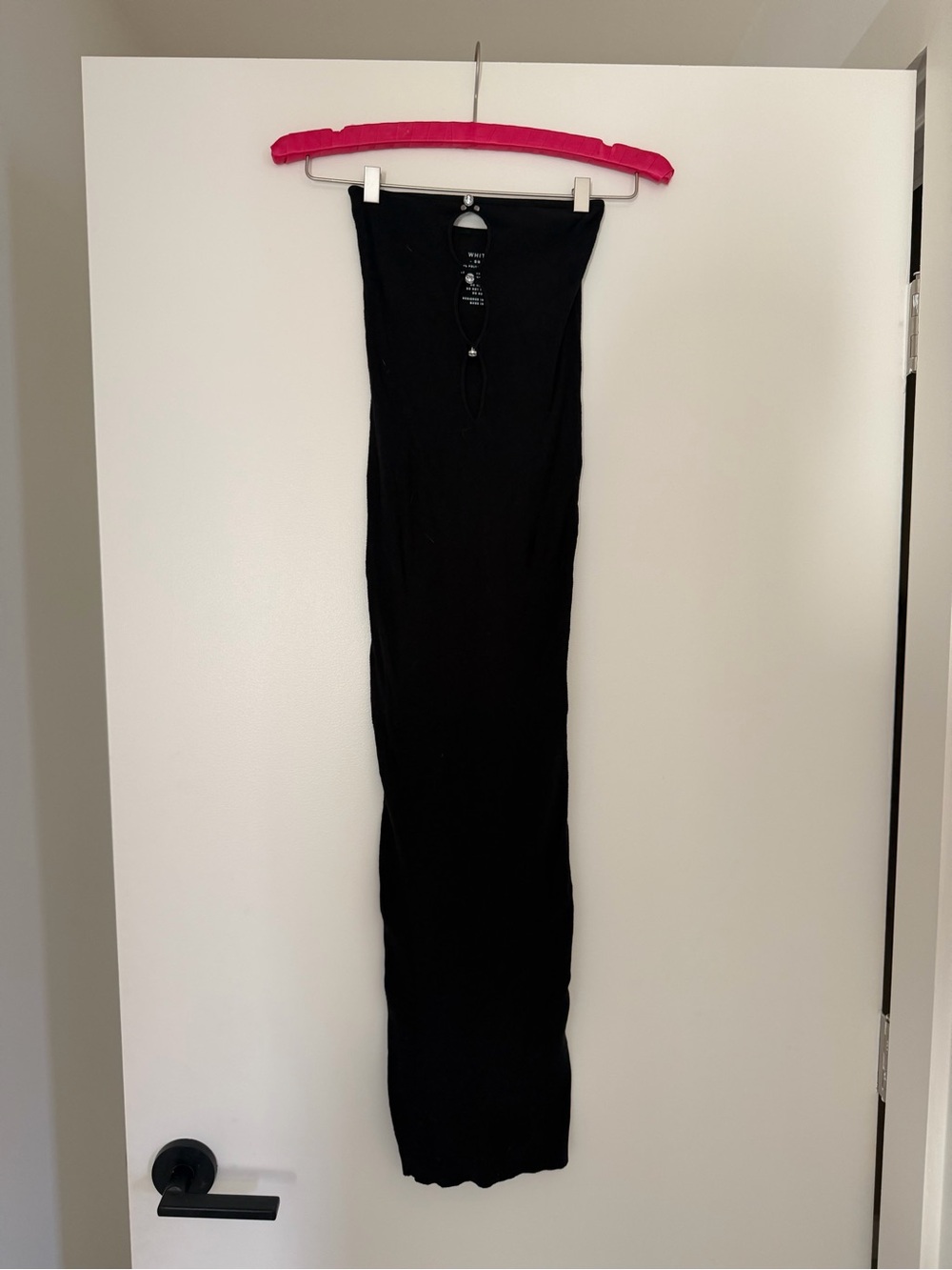 WHITE FOX Black Bodycon Maxi Dress